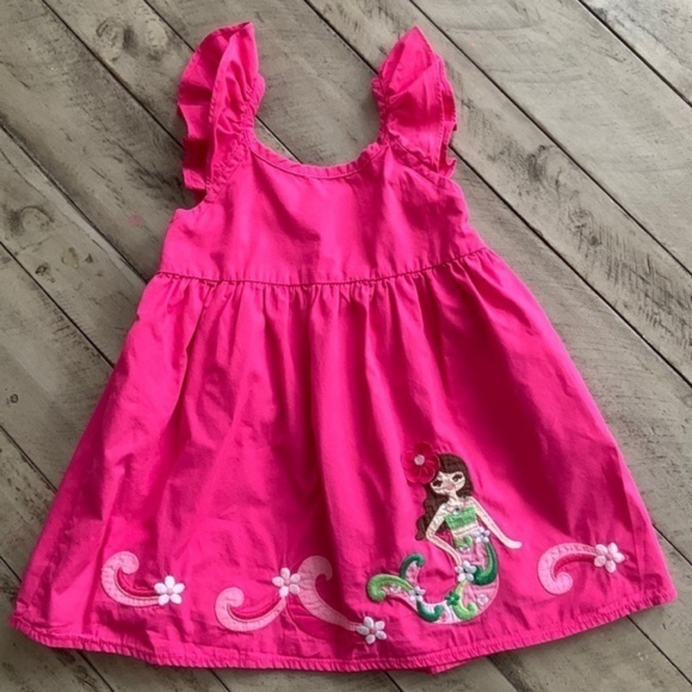 Gymboree Pink Mermaid Top Size 6 EUC